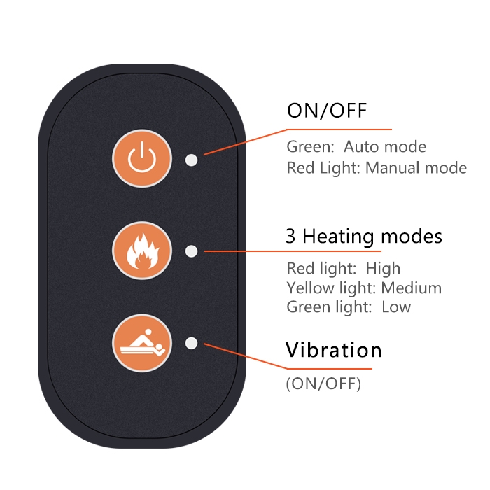 Car Seat Cushion (Heating + Massage)