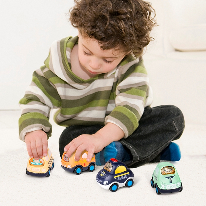 Manual Kid toy car - 4pcs